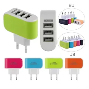3 port USB Travel Wall Charger