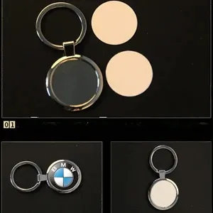 metal key chain can be printed logo