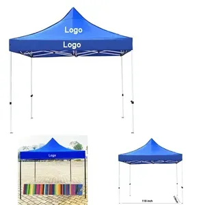 10' x 10' Custom Printed Pop Up Tent Kit Steel Frame