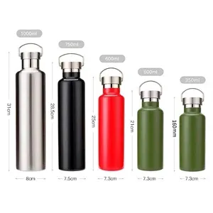 1000ML stainless steel insulated water bottle