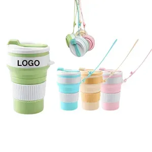 11.84oz Travel Silicone Folding Cup