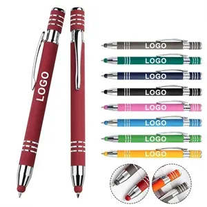 2 In 1 Metal Ballpoint Pen With Stylus