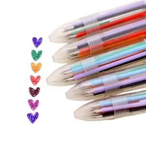 6 Color Retractable Ballpoint Pens