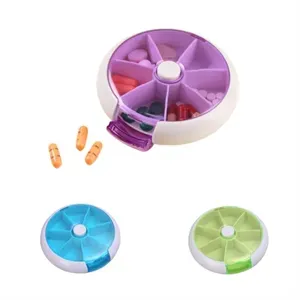 7 Compartments Pill Case