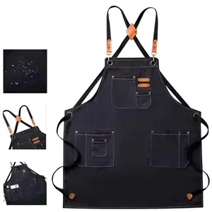 Adjustable Denim Bib Work Apron