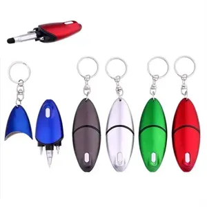 Ballpoint Pen With Flashlight Screwdriver