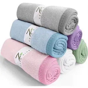 Bamboo Fiber Baby Washcloth Towel