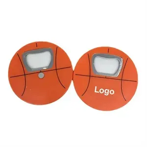 Basketball Round Bottle Opener