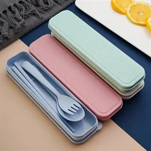 Biodegradable Wheat Straw Tableware Set