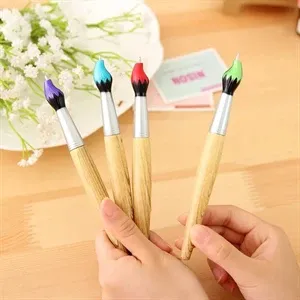 Brush shape creative ballpoint pen custom logo