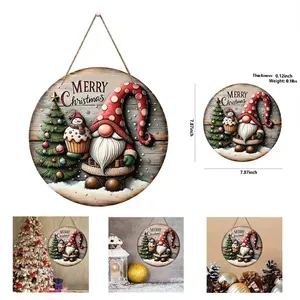Christmas Wooden Pendant