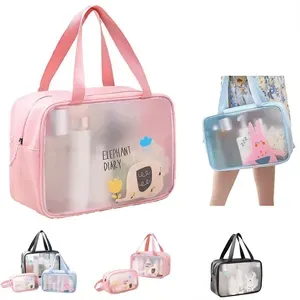 Clear PVC Travel Size Cosmetic Bag