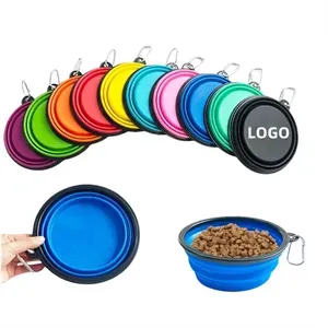 Collapsible Pet Bowl With Carabiner