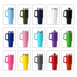 Colorful 30 oz stainless steel thermos mug