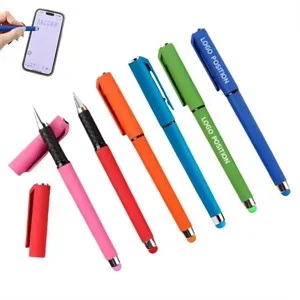 Colorful Plastic Gel Pen with Soft Stylus Tip