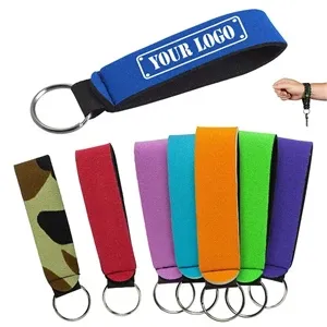 Colorful rubber floating keychain custom printed advertising