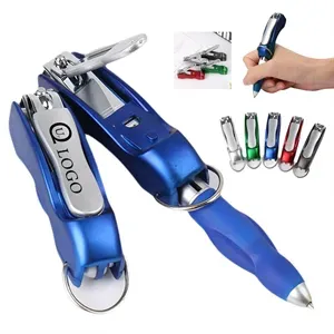 Foldable Nail Clippers Ballpoint Pen