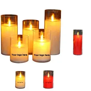 LED Mini Pillar Candles