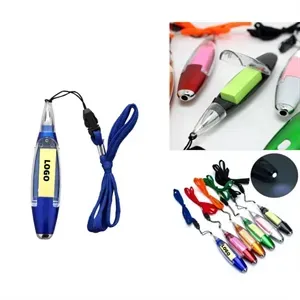 Lanyard Sticky Notes LED Light Pen
