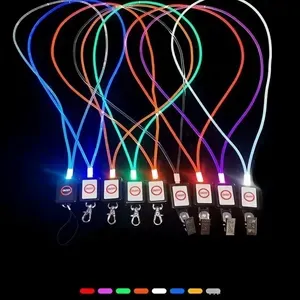 Led Light Up Neon Necklace Neck Lanyard