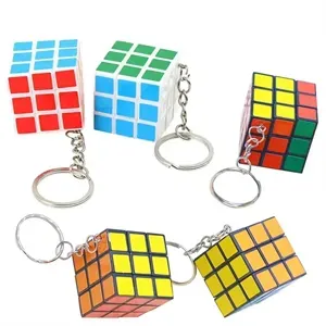 Mini Puzzle Fidget Toy Cube Keychain