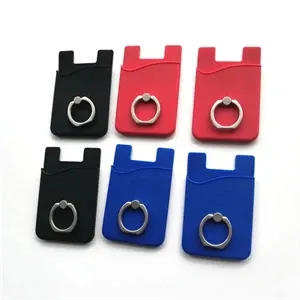 Mobile phone ring holder card sleeve back sticker print LOGO