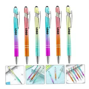 Multicolor Ombre Metal Pen & Stylus