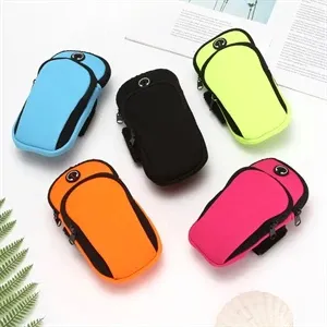 Multifunctional printable logo sports storage arm bag