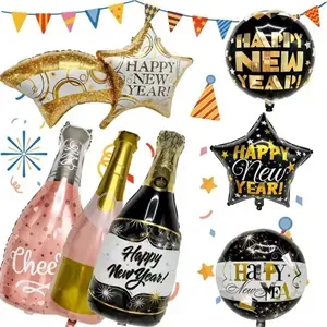 Mylar Balloon - 18" - Heart, Round Or Star Shaped