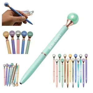 Pearl Top Deco Metal Ballpoint Pens