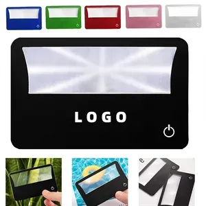 Portable LED Credit Card Size 3X Magnifier