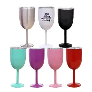 Premium Steel Wine Glasses
