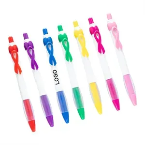 Ribbon Plastic Stretchable Ballpoint Pen