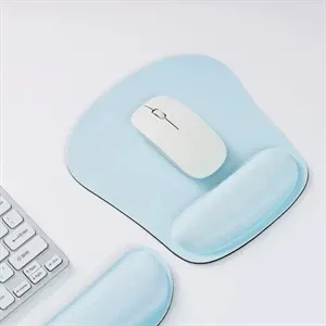 Rubber cotton keyboard rest and mouse pad set