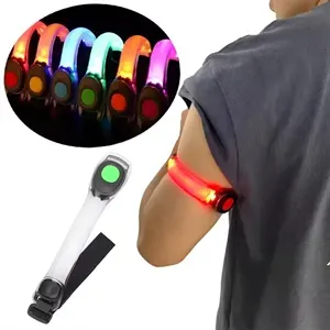 Silicone Flashing Safety LED Armband Light