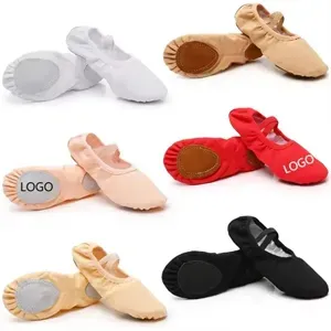 Soft Canvas Ballet Dance Shoes