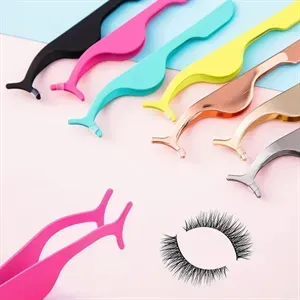 Stainless Steel False Eyelash Tweezers