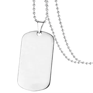 Stainless Steel Rectangular Necklace
