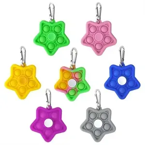 Star Pop Keychain Fidget Spinner