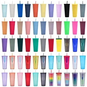 Straw Cup Creative Diamond Surface