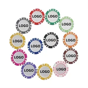 Striped Dice Poker Chips