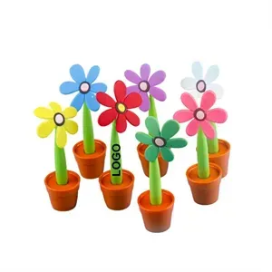 Sunflower Potted Plants Plastic Ballpoint Pen
