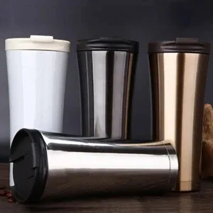 Vacuum  thermos  printed te x  t pattern logo