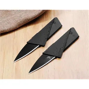 Wallet card folding knife can print logo