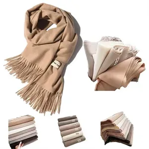Warm cashmere scarf