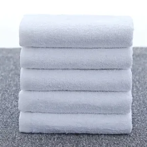 White cotton towels for hotels
