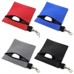 Zipper Golf Tee/Ball Pouch Bag